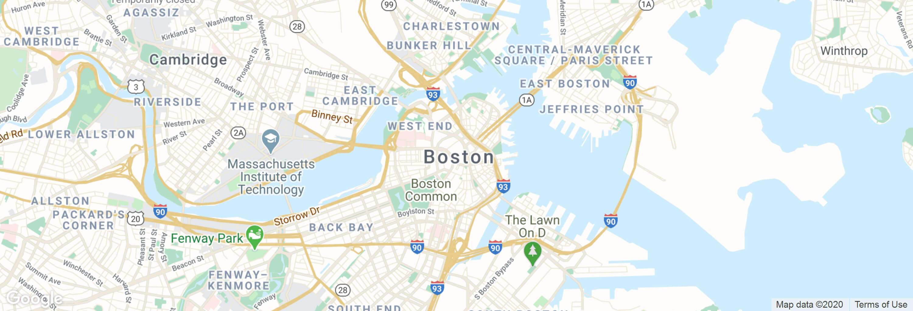 Boston city map