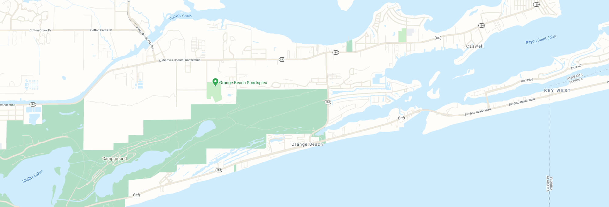 Orange Beach city map